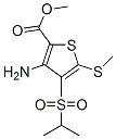 3-氨基-4-(異丙基磺?；?-5-(甲基硫代)噻吩-2-羧酸甲酯結(jié)構(gòu)式_175202-07-0結(jié)構(gòu)式