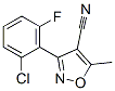 3-(2-Chloro-6-fluorophenyl)-5-methylisoxazole-4-carbonitrileStructure,175204-41-8Structure 3-(2-Chloro-6-fluorophenyl)-5-methylisoxazole-4-carbonitrile Structure,175204-41-8Structure