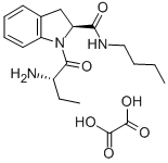 (2S)-[1-[(2s)-2-氨基-1-氧代丁基]-n-丁基]-2,3-二氫-1H-吲哚-2-羧酰胺草酸鹽結(jié)構(gòu)式_175553-48-7結(jié)構(gòu)式