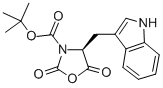 2-Methyl-2-propanyl (4s)-4-(1h-indol-3-ylmethyl)-2,5-dioxo-1,3-oxazolidine-3-carboxylateStructure,175837-77-1Structure 2-Methyl-2-propanyl (4s)-4-(1h-indol-3-ylmethyl)-2,5-dioxo-1,3-oxazolidine-3-carboxylate Structure,175837-77-1Structure