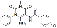 2H-pyran-5-carboxamide, n-(6-amino-1,2,3,4-tetrahydro-3-methyl-2,4-dioxo-1-phenyl-5-pyrimidinyl)-2-oxo-Structure,176379-30-9Structure 2H-pyran-5-carboxamide, n-(6-amino-1,2,3,4-tetrahydro-3-methyl-2,4-dioxo-1-phenyl-5-pyrimidinyl)-2-oxo- Structure,176379-30-9Structure