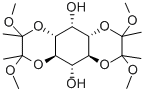 3,4-O-[(1R,2R)-1,2-二甲氧基-1,2-二甲基-1,2-乙二基]-1,6-O-[(1S,2S)-1,2-二甲氧基-1,2-二甲基-1,2-乙二基]-D-myo-肌醇結構式_176798-27-9結構式