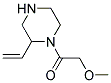 Piperazine, 2-ethenyl-1-(methoxyacetyl)-(9ci)Structure,176851-76-6Structure Piperazine, 2-ethenyl-1-(methoxyacetyl)-(9ci) Structure,176851-76-6Structure