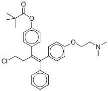 4-Pivaloyloxy ToremifeneStructure,177748-20-8Structure 4-Pivaloyloxy Toremifene Structure,177748-20-8Structure