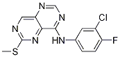 N-(3-氯-4-氟苯基)-6-(甲基硫代)-嘧啶并[5,4-d]嘧啶-4-胺結(jié)構(gòu)式_177908-24-6結(jié)構(gòu)式