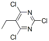Pyrimidine, 2,4,6-trichloro-5-ethyl-Structure,1780-38-7Structure Pyrimidine, 2,4,6-trichloro-5-ethyl- Structure,1780-38-7Structure