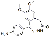4H-2,3-Benzodiazepin-4-one, 1-(4-aminophenyl)-3,5-dihydro-7,8-dimethoxy-Structure,178616-26-7Structure 4H-2,3-Benzodiazepin-4-one, 1-(4-aminophenyl)-3,5-dihydro-7,8-dimethoxy- Structure,178616-26-7Structure