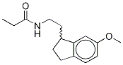 rac-N-[2-(2,3-二氫-6-甲氧基-1H-茚-1-基)乙基]丙酰胺結(jié)構(gòu)式_178677-89-9結(jié)構(gòu)式