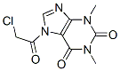 (9ci)-7-(氯乙?；?-3,7-二氫-1,3-二甲基-1H-嘌呤-2,6-二酮結(jié)構(gòu)式_179064-70-1結(jié)構(gòu)式