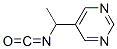 Pyrimidine, 5-(1-isocyanatoethyl)- (9ci)Structure,179322-40-8Structure Pyrimidine, 5-(1-isocyanatoethyl)- (9ci) Structure,179322-40-8Structure