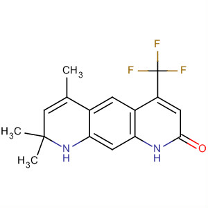 8,9-二氫-6,8,8-三甲基-4-(三氟甲基)-吡啶并[3,2-g]喹啉-2( 1H)-酮結(jié)構(gòu)式_179895-79-5結(jié)構(gòu)式