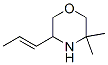 Morpholine, 3,3-dimethyl-5-(1-propenyl)-(9ci)Structure,179922-09-9Structure Morpholine, 3,3-dimethyl-5-(1-propenyl)-(9ci) Structure,179922-09-9Structure