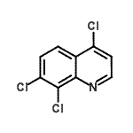 4,7,8-三氯喹啉結(jié)構(gòu)式_17999-80-3結(jié)構(gòu)式