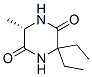 2,5-Piperazinedione,3,3-diethyl-6-methyl-,(s)-(9ci)Structure,181468-31-5Structure 2,5-Piperazinedione,3,3-diethyl-6-methyl-,(s)-(9ci) Structure,181468-31-5Structure