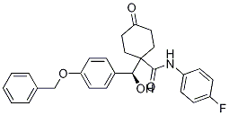 (S)-n-(4-氟苯基)-1-[羥基[4-(苯基甲氧基)苯基]甲基]-4-氧代-環(huán)己烷羧酰胺結構式_182227-24-3結構式