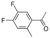 (9ci)-1-(4,5-二氟-2-甲基苯基)-乙酮結(jié)構(gòu)式_183237-85-6結(jié)構(gòu)式