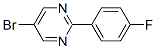 Pyrimidine, 5-bromo-2-(4-fluorophenyl)- (9ci)Structure,183437-94-7Structure Pyrimidine, 5-bromo-2-(4-fluorophenyl)- (9ci) Structure,183437-94-7Structure