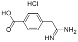 4-Carbamimidoylmethyl-benzoic acid hydrochlorideStructure,184576-64-5Structure 4-Carbamimidoylmethyl-benzoic acid hydrochloride Structure,184576-64-5Structure