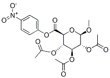 4-硝基苯基-2,3,4-O-三乙?；?β-D-吡喃葡糖糖醛酸苷甲酯結(jié)構(gòu)式_18472-49-6結(jié)構(gòu)式