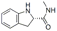 (s)-(9ci)-2,3-二氫-n-甲基-,1H-吲哚-2-羧酰胺結(jié)構(gòu)式_185213-09-6結(jié)構(gòu)式