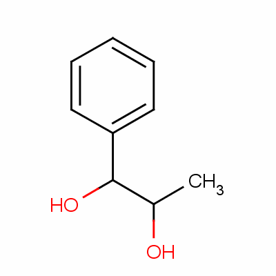 1,2-Dihydroxy-1-phenylpropaneStructure,1855-09-0Structure 1,2-Dihydroxy-1-phenylpropane Structure,1855-09-0Structure