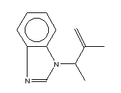 (9ci)-1-(1,2-二甲基-2-丙烯基)-1H-苯并咪唑結構式_186527-71-9結構式