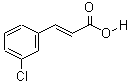 間氯肉桂酸結(jié)構(gòu)式_1866-38-2結(jié)構(gòu)式