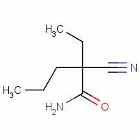 Pentanamide, 2-cyano-2-ethyl-Structure,18705-37-8Structure Pentanamide, 2-cyano-2-ethyl- Structure,18705-37-8Structure