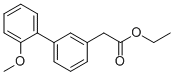 (2-Methoxy-biphenyl-3-yl)-acetic acid ethyl esterStructure,187270-16-2Structure (2-Methoxy-biphenyl-3-yl)-acetic acid ethyl ester Structure,187270-16-2Structure