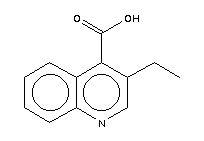 4-Quinolinecarboxylicacid, 3-ethyl-Structure,1873-52-5Structure 4-Quinolinecarboxylicacid, 3-ethyl- Structure,1873-52-5Structure