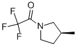 Pyrrolidine, 3-methyl-1-(trifluoroacetyl)-, (s)- (9ci)Structure,187670-59-3Structure Pyrrolidine, 3-methyl-1-(trifluoroacetyl)-, (s)- (9ci) Structure,187670-59-3Structure