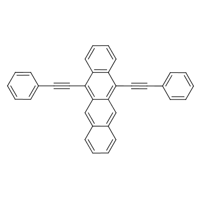 5,12-Bis(phenylethynyl)naphthaceneStructure,18826-29-4Structure 5,12-Bis(phenylethynyl)naphthacene Structure,18826-29-4Structure