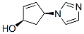 2-Cyclopenten-1-ol,4-(1h-imidazol-1-yl)-,cis-(9ci)Structure,188637-56-1Structure 2-Cyclopenten-1-ol,4-(1h-imidazol-1-yl)-,cis-(9ci) Structure,188637-56-1Structure