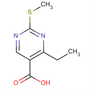 4-Ethyl-2-(methylthio)-5-pyrimidinecarboxylic acidStructure,188937-14-6Structure 4-Ethyl-2-(methylthio)-5-pyrimidinecarboxylic acid Structure,188937-14-6Structure