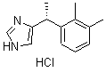 4-[(1R)-1-(2,3-二甲基苯基)乙基]-1H-咪唑單鹽酸鹽結(jié)構(gòu)式_190000-46-5結(jié)構(gòu)式