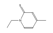 2(1H)-pyridinethione, 1-ethyl-4-methyl-Structure,19006-72-5Structure 2(1H)-pyridinethione, 1-ethyl-4-methyl- Structure,19006-72-5Structure