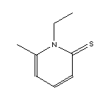 2(1H)-pyridinethione, 1-ethyl-6-methyl-Structure,19006-73-6Structure 2(1H)-pyridinethione, 1-ethyl-6-methyl- Structure,19006-73-6Structure