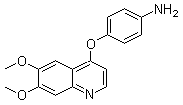 6,7-Dimethoxy-4-(4-aminophenoxy)quinoline Structure,190728-25-7Structure