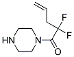 Piperazine, 1-(2,2-difluoro-1-oxo-4-pentenyl)-(9ci)Structure,191351-84-5Structure Piperazine, 1-(2,2-difluoro-1-oxo-4-pentenyl)-(9ci) Structure,191351-84-5Structure