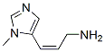 (z)-(9ci)-3-(1-甲基-1H-咪唑-5-基)-2-丙烯-1-胺結構式_192197-51-6結構式