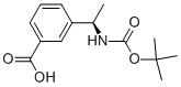 (R)-3-(1-叔丁氧基羰基氨基-乙基)-苯甲酸結構式_193150-14-0結構式