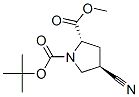 1,2-Pyrrolidinedicarboxylic acid, 4-cyano-, 1-(1,1-dimethylethyl) 2-methyl ester, (2S,4R)-Structure,194163-91-2Structure 1,2-Pyrrolidinedicarboxylic acid, 4-cyano-, 1-(1,1-dimethylethyl) 2-methyl ester, (2S,4R)- Structure,194163-91-2Structure
