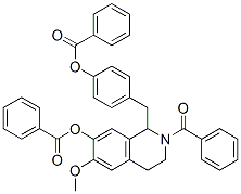 (8ci)-2-苯甲酰基-1,2,3,4-四氫-1-(p-羥基芐基)-6-甲氧基-7-異羥基喹啉結(jié)構(gòu)式_19442-66-1結(jié)構(gòu)式