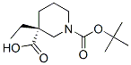 (R)-1-(tert-Butoxycarbonyl)-piperidine-3-carboxylic acid ethyl esterStructure,194726-40-4Structure (R)-1-(tert-Butoxycarbonyl)-piperidine-3-carboxylic acid ethyl ester Structure,194726-40-4Structure