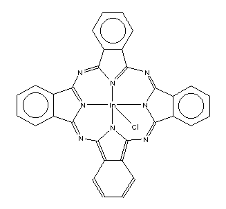 酞菁銦結構式_19631-19-7結構式