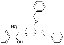 (2R,3r)-3-(3,4-雙芐氧基苯基)-2,3-二羥基丙酸甲酯結(jié)構式_197244-11-4結(jié)構式