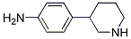4-(哌啶-3-基)苯胺結(jié)構(gòu)式_19733-56-3結(jié)構(gòu)式