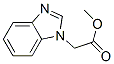 1H-benzimidazole-1-aceticacid,methylester(9ci) Structure,19809-30-4Structure