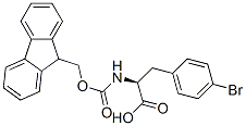 Fmoc-L-4-溴苯丙氨酸結構式_198561-04-5結構式