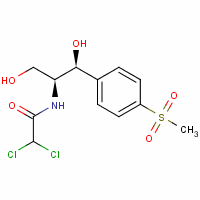2,2-二氯-N-[(1S,2S)-1,3-二羥基-1-(4-甲基磺酰基苯基)丙-2-基]乙酰胺結構式_19934-71-5結構式